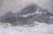 Claude Monet Mount Kolsaas in Misty Weather France oil painting artist